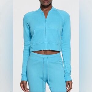 SKIMS French Terry Modal Zip Up